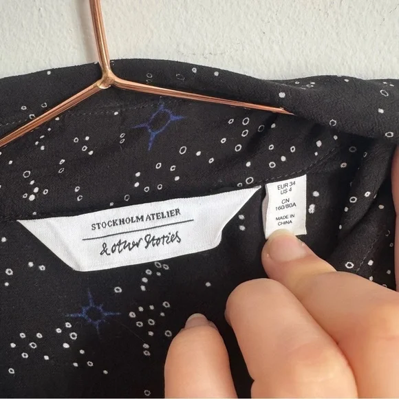 & Other Stories Fit & Flare Shirt Dress 4 - Picture 5 of 11